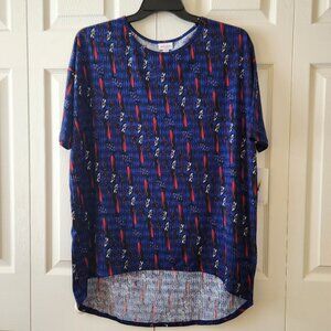 Lularoe Disney Villains Cruella de Vil 101 Dalmatians IRMA Top Size Medium NWT